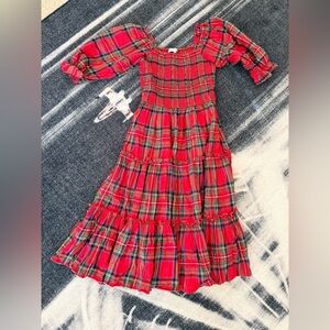 Red Plaid Dress